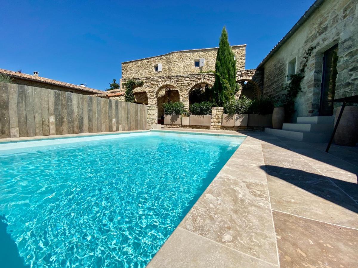 La Maison Des Vendangeurs - Table D'Hotes Le Soir Du Jeudi Au Dimanche- Jacuzzi - Balneo Spa - Acces Piscine Pour Toutes Les Chambres Sauf Studio Coquet- Piscine De Mai A Mi-Octobre Martignargues Exteriér fotografie