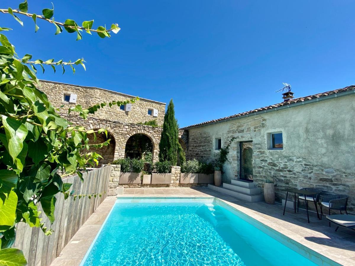 La Maison Des Vendangeurs - Table D'Hotes Le Soir Du Jeudi Au Dimanche- Jacuzzi - Balneo Spa - Acces Piscine Pour Toutes Les Chambres Sauf Studio Coquet- Piscine De Mai A Mi-Octobre Martignargues Exteriér fotografie