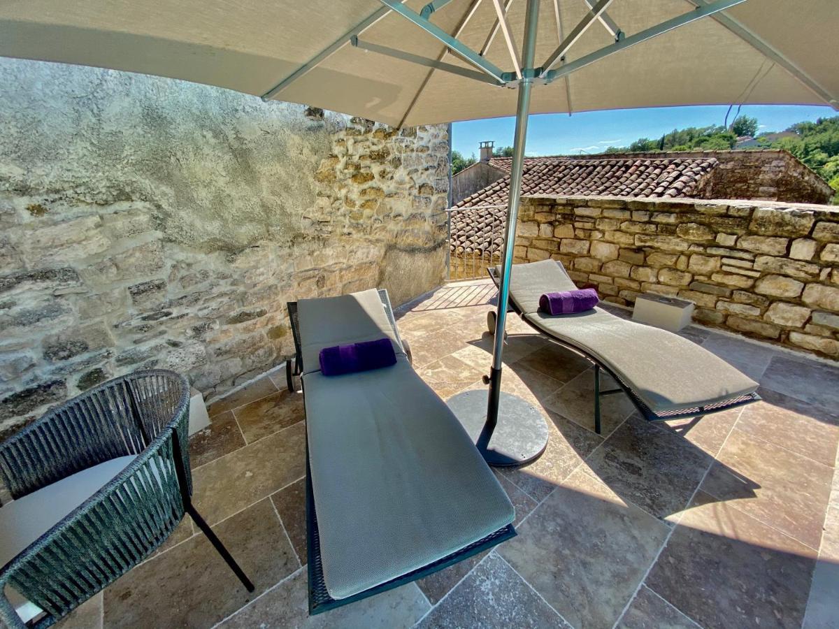 La Maison Des Vendangeurs - Table D'Hotes Le Soir Du Jeudi Au Dimanche- Jacuzzi - Balneo Spa - Acces Piscine Pour Toutes Les Chambres Sauf Studio Coquet- Piscine De Mai A Mi-Octobre Martignargues Exteriér fotografie